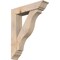 Ekena Millwork Funston Traditional Smooth Bracket w/ Offset Brace, Douglas Fir, 7 1/2"W x 34"D x 42"H BKT0806X34X42FST01SDF - alternate 1